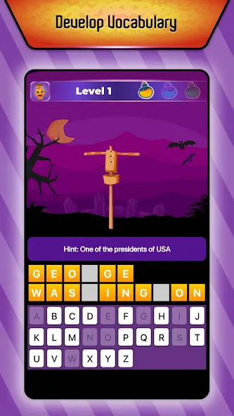 Online Hangman Word Game (Онлайн игра в слова Висельник)  [МОД Бесконечные деньги] Screenshot 5