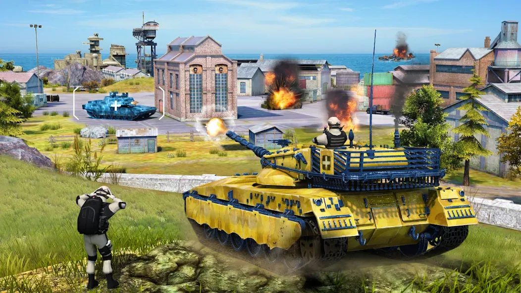 Tank Battle Army Games 2023  [МОД Unlocked] Screenshot 2