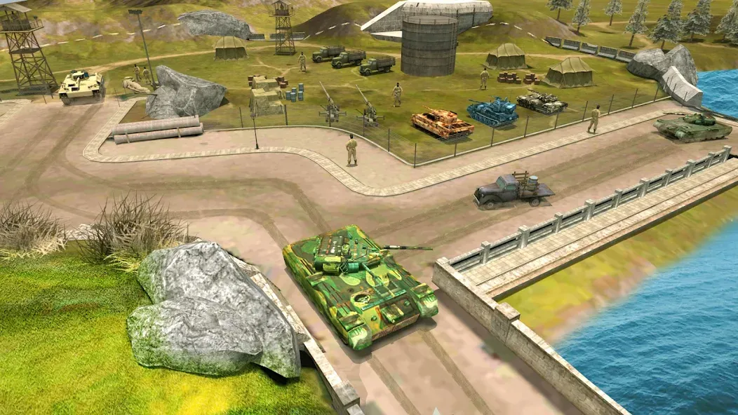 Tank Battle Army Games 2023  [МОД Unlocked] Screenshot 5