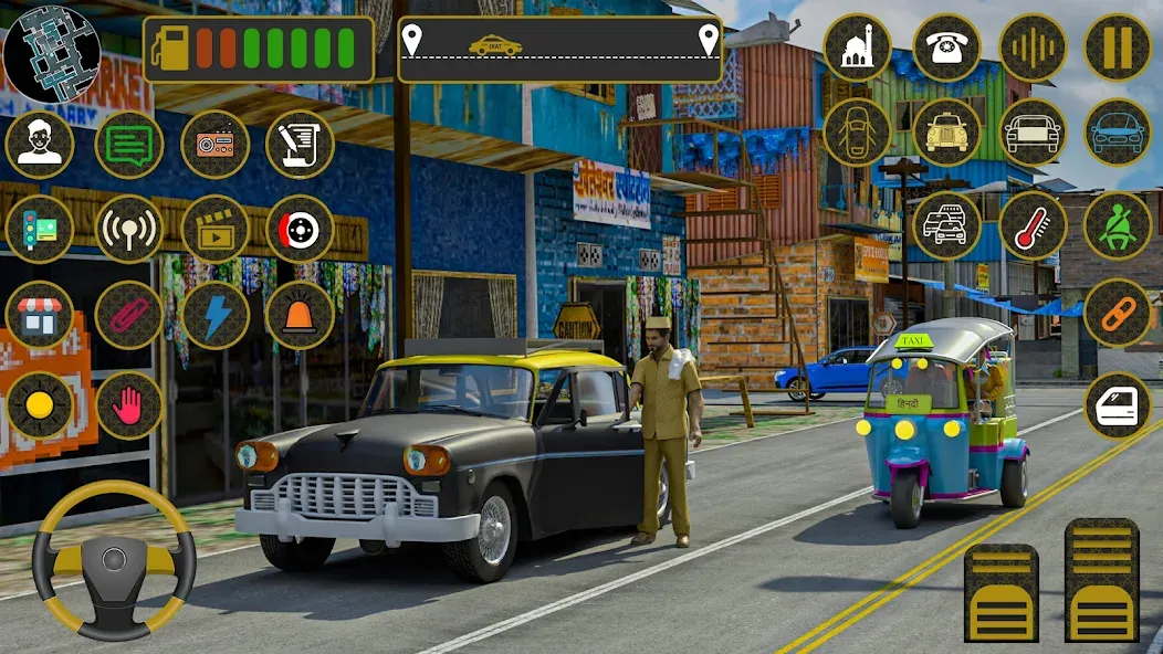 Indian Taxi Simulator car Game (Индийский такси симулятор автомобиля Игра)  [МОД Menu] Screenshot 1