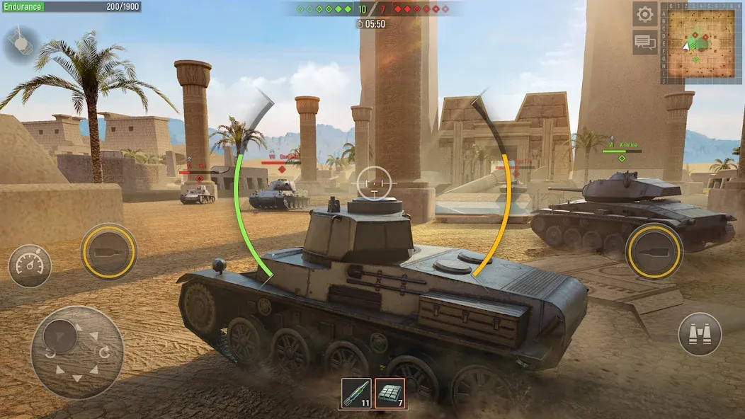 Battle Tanks: Tank Games WW2 (Бэтл Тэнкс)  [МОД Много денег] Screenshot 3