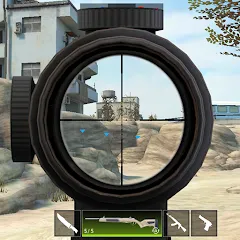 Скачать взломанную Modern Gun: Shooting War Games (Модерн Ган)  [МОД Unlimited Money] - полная версия apk на Андроид