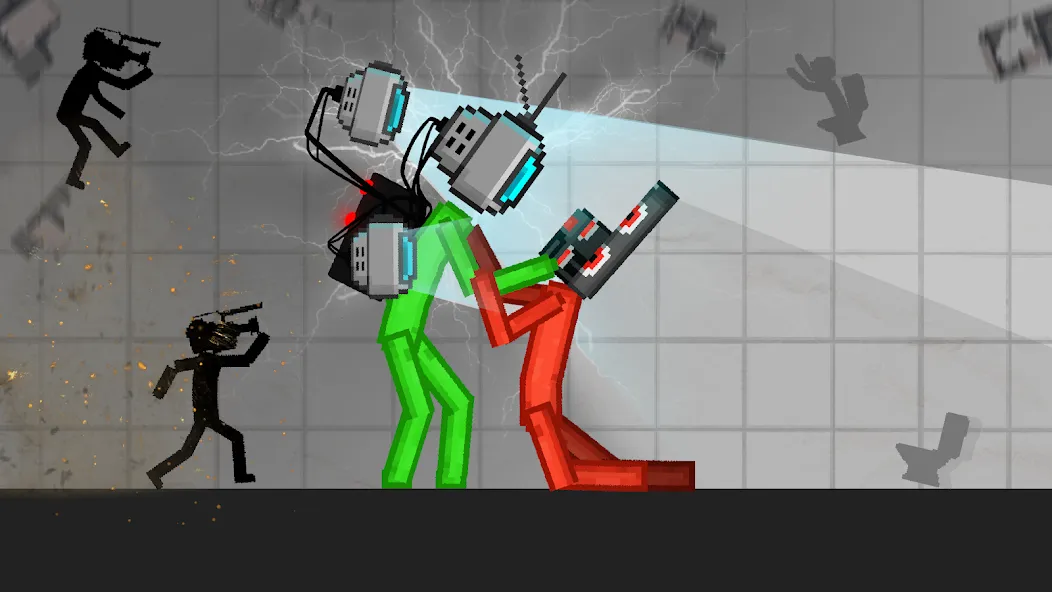 Stickman Playground (тикман Плейграунд)  [МОД Все открыто] Screenshot 2