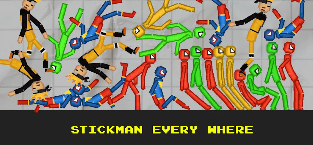 Stickman Playground (тикман Плейграунд)  [МОД Все открыто] Screenshot 5