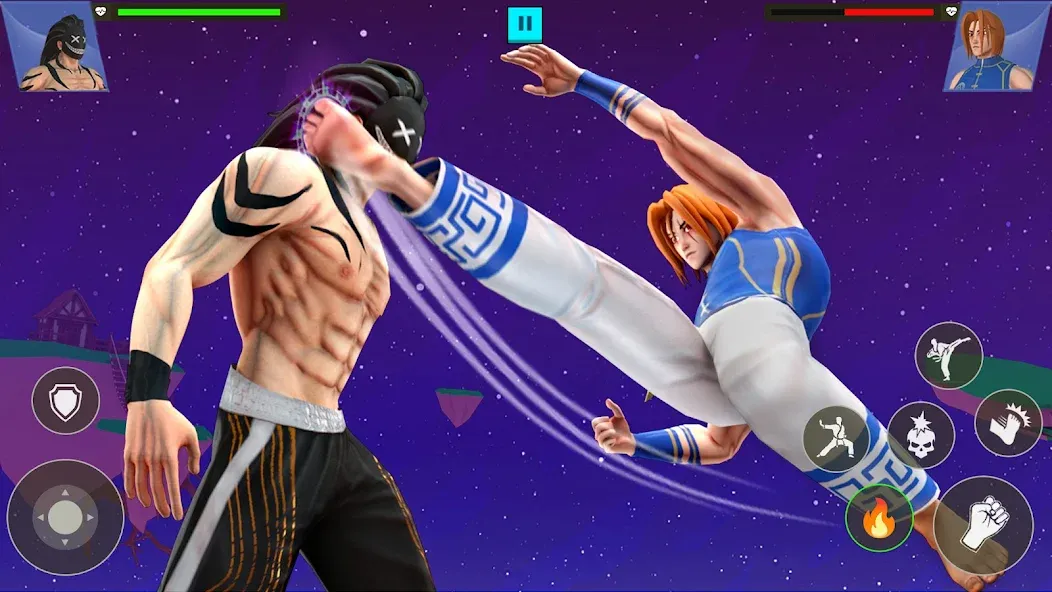 Anime Fighting Game (Аниме Файтинг Гейм)  [МОД Unlimited Money] Screenshot 2