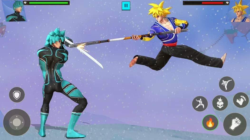 Anime Fighting Game (Аниме Файтинг Гейм)  [МОД Unlimited Money] Screenshot 5