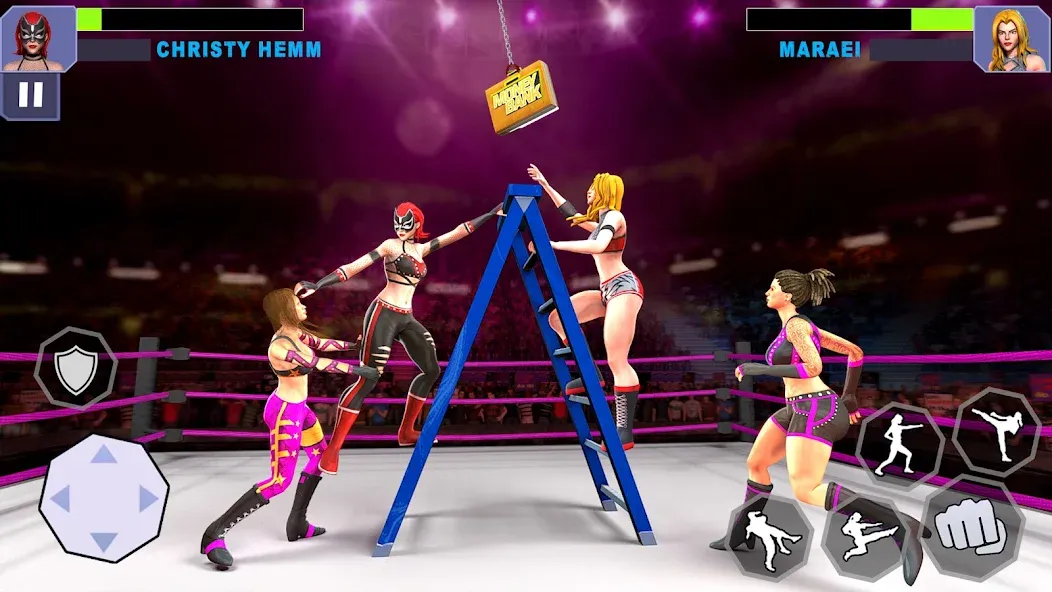 Bad Girls Wrestling Game  [МОД Mega Pack] Screenshot 3