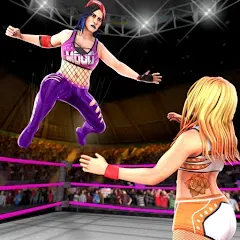 Скачать взломанную Bad Girls Wrestling Game  [МОД Mega Pack] - последняя версия apk на Андроид