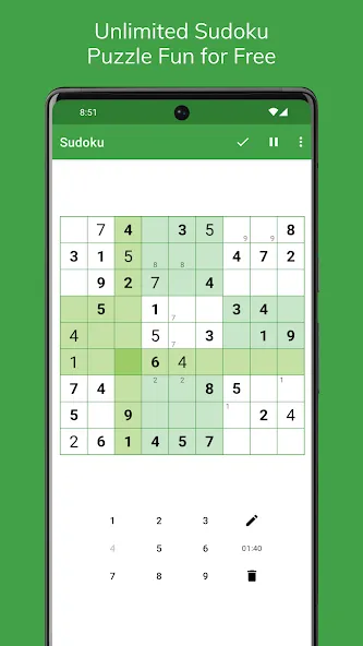 Sudoku  [МОД Бесконечные монеты] Screenshot 1