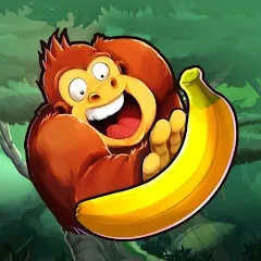 Взломанная Banana Kong (Банана Конг)  [МОД Все открыто] - последняя версия apk на Андроид