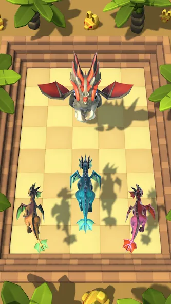 Dragon Fight - Merge Games  [МОД Бесконечные монеты] Screenshot 3