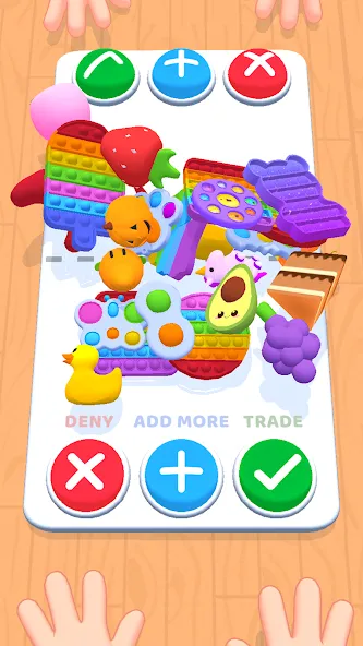 Fidget Toys Trading・Pop It 3D (Фиджет Тойс Трейдинг)  [МОД Mega Pack] Screenshot 1