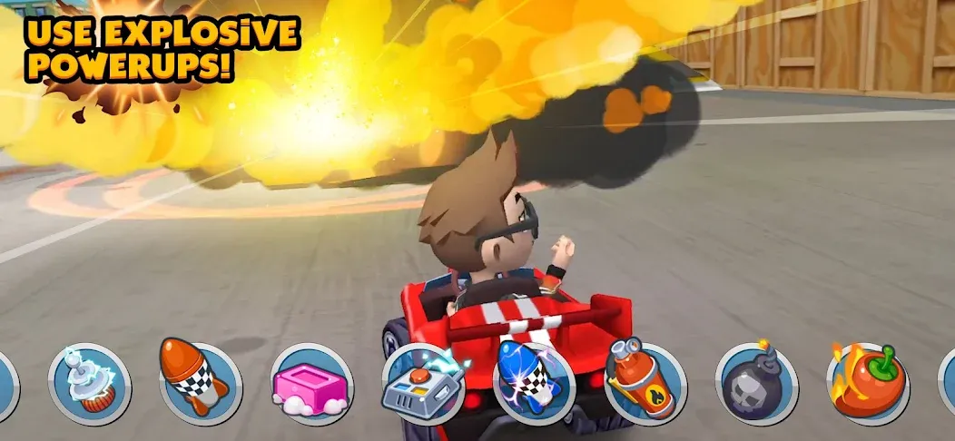 Boom Karts Multiplayer Racing (Бум Картс Мультиплеер Рейсинг)  [МОД Unlocked] Screenshot 4