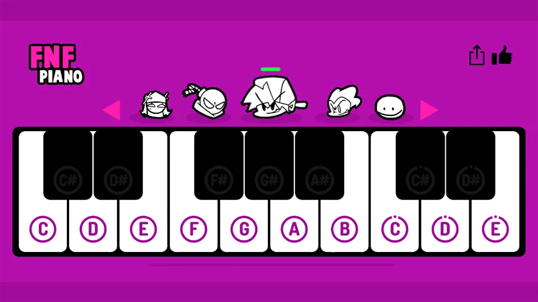 FNF Piano (ФНФ Пиано)  [МОД Бесконечные деньги] Screenshot 2