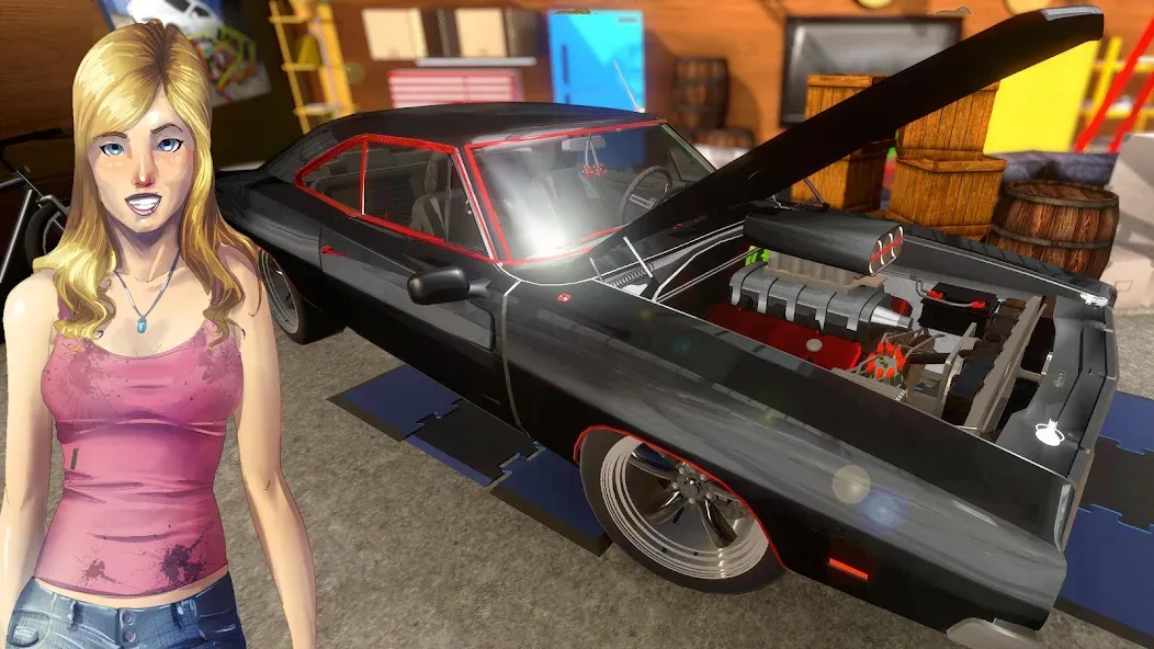 Fix My Car: Muscle Restoration  [МОД Все открыто] Screenshot 1