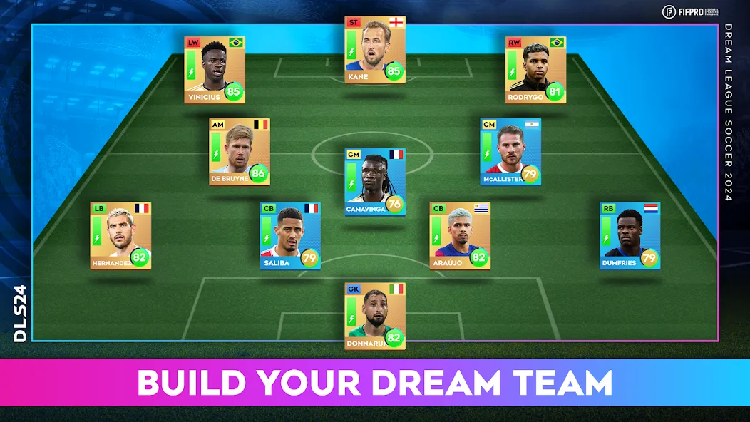 Dream League Soccer 2024 (Дрим Лиг Соккер 2023)  [МОД Много монет] Screenshot 4