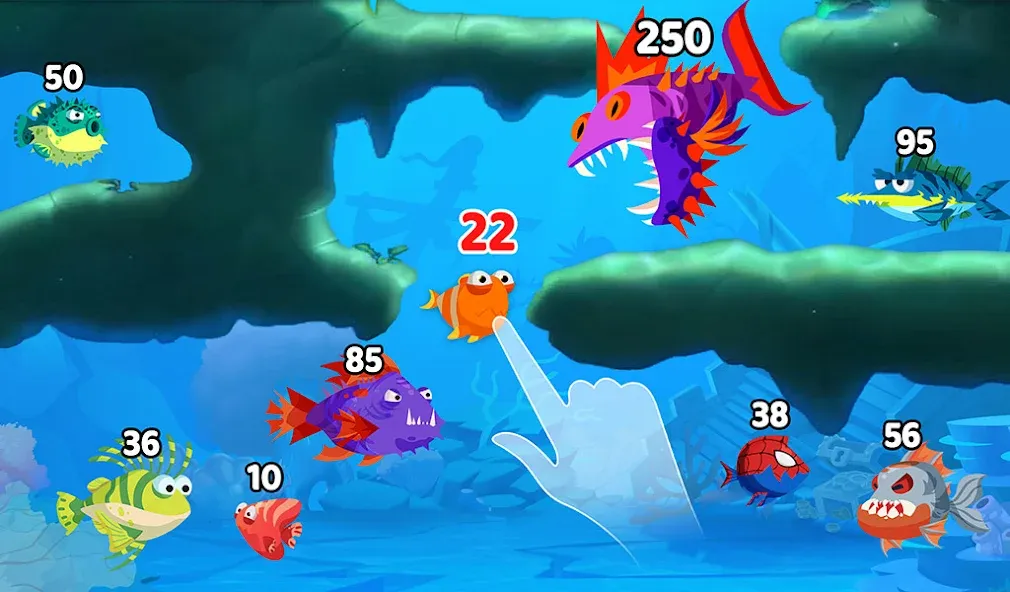 Fish Town IO: Mini Aquarium (Фиш Таун Ай Ой)  [МОД Много монет] Screenshot 2