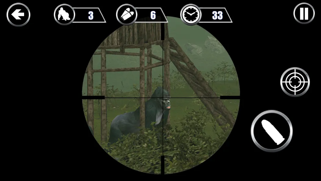 Gorilla Hunter: Hunting games (Горилла Хантер)  [МОД Menu] Screenshot 1