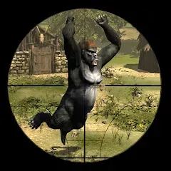 Взломанная Gorilla Hunter: Hunting games (Горилла Хантер)  [МОД Menu] - стабильная версия apk на Андроид