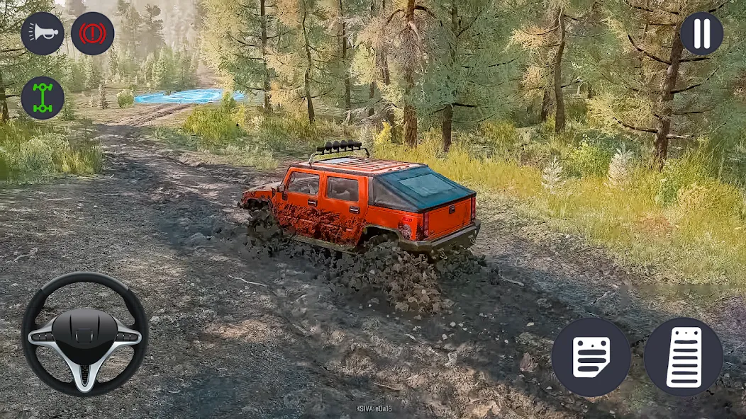 4x4 Jeep Offroad Car Driving (Джип Оффроуд Автомобиль Вождения)  [МОД Меню] Screenshot 4