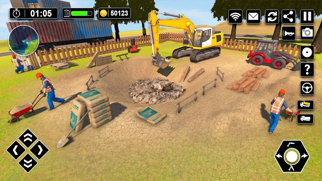 Wood House Construction Game  [МОД Unlocked] Screenshot 1