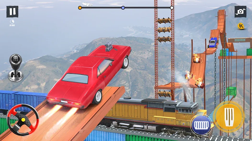 Car Stunt Games 3D Car Games  [МОД Бесконечные монеты] Screenshot 1