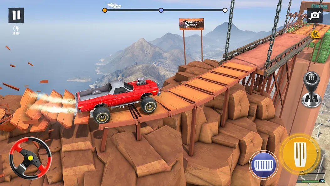 Car Stunt Games 3D Car Games  [МОД Бесконечные монеты] Screenshot 2