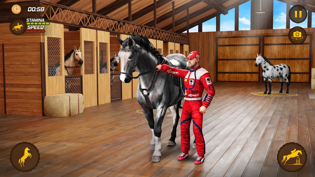 Horse Racing Game: Horse Games  [МОД Много монет] Screenshot 1