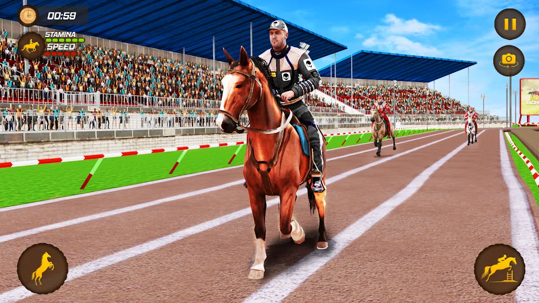 Horse Racing Game: Horse Games  [МОД Много монет] Screenshot 3