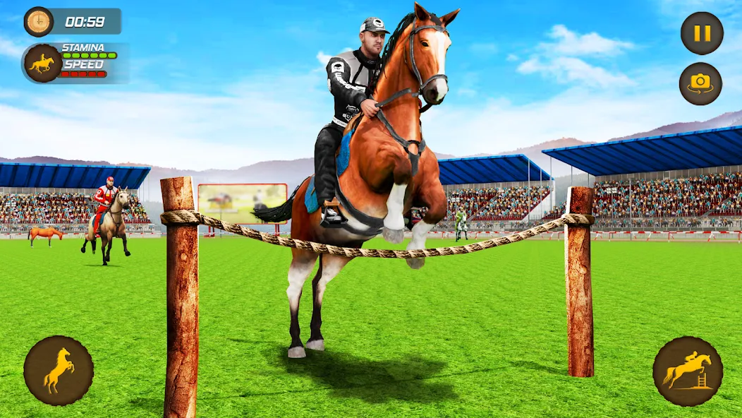 Horse Racing Game: Horse Games  [МОД Много монет] Screenshot 5