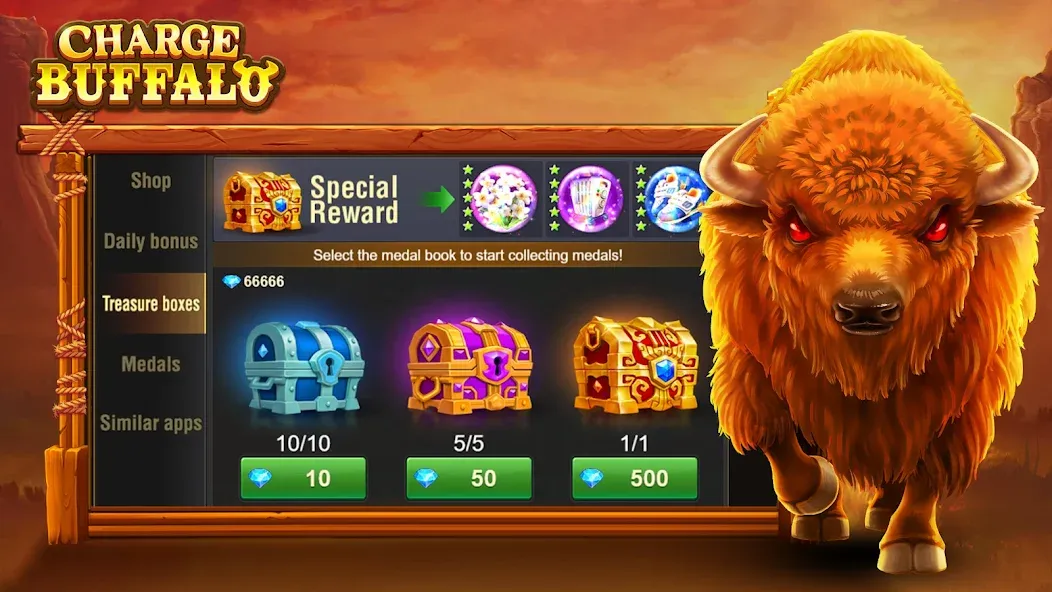 Charge Buffalo Slot-TaDa Games (Чардж Буффало Слот)  [МОД Бесконечные деньги] Screenshot 4