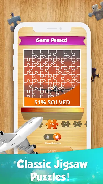 Jigsaw Go - Classic Jigsaw Puz (Джигсоу Го)  [МОД Много монет] Screenshot 2
