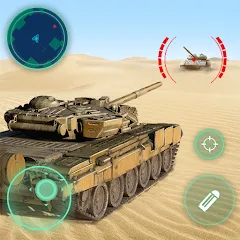 Скачать взломанную War Machines：Tanks Battle Game (Вар Машины)  [МОД Бесконечные монеты] - полная версия apk на Андроид