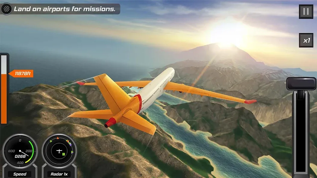 Flight Pilot: 3D Simulator  [МОД Бесконечные деньги] Screenshot 5