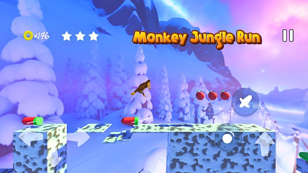 Monkey jungle run kong gorilla  [МОД Много монет] Screenshot 4