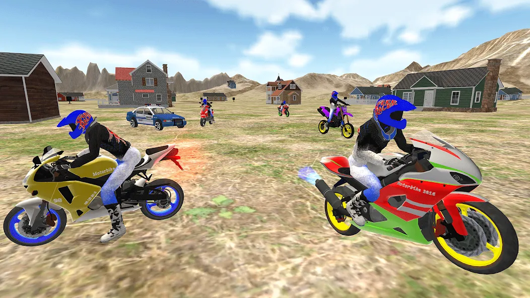 Real Moto Bike Racing Game  [МОД Menu] Screenshot 1