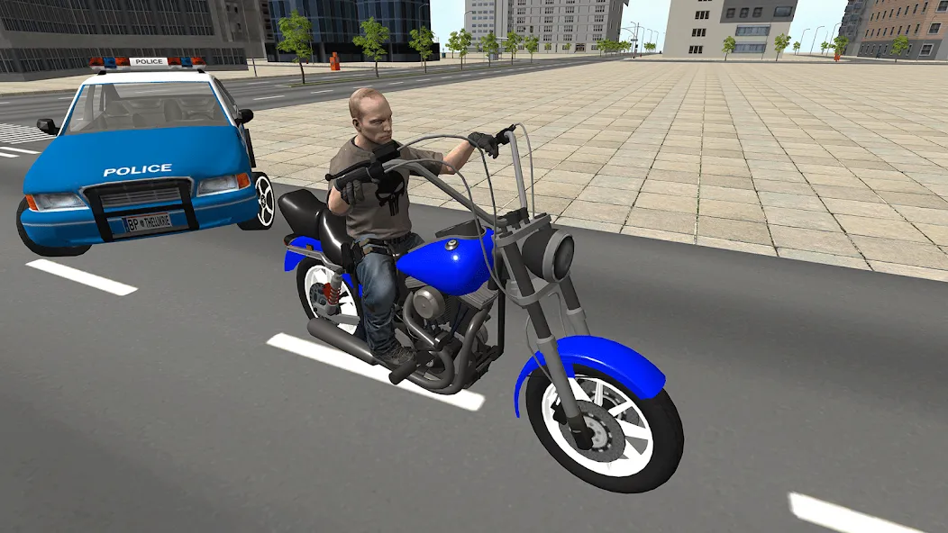 Bike Driving: Police Chase  [МОД Много монет] Screenshot 3