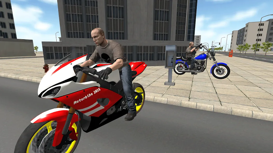 Bike Driving: Police Chase  [МОД Много монет] Screenshot 4