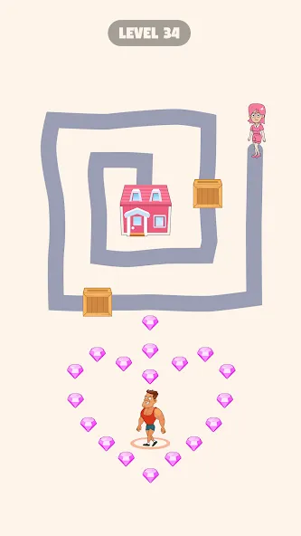 Draw To Home (Дроу Ту Хоум)  [МОД Бесконечные деньги] Screenshot 4