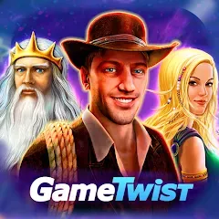 Скачать взломанную GameTwist Vegas Casino Slots (ГеймТвист)  [МОД Много монет] - последняя версия apk на Андроид