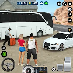 Взломанная Bus Simulator Game: Coach Game  [МОД Mega Pack] - последняя версия apk на Андроид