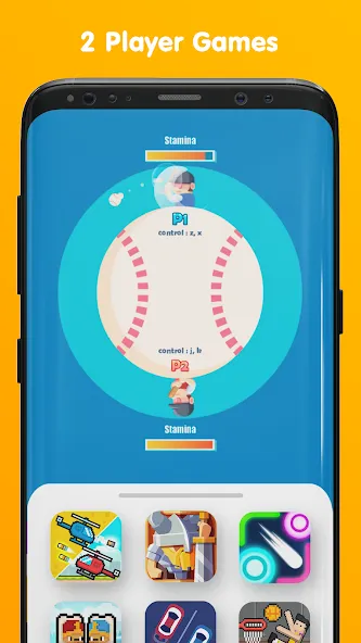 Mini Arcade - Two player games  [МОД Бесконечные монеты] Screenshot 1