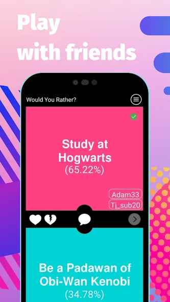 Would You Rather? questions  [МОД Бесконечные деньги] Screenshot 3