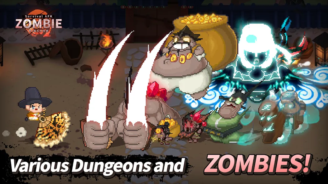 ZOMBIE Kingdom : Idle RPG (ЗОМБИ Кингдом)  [МОД Mega Pack] Screenshot 3