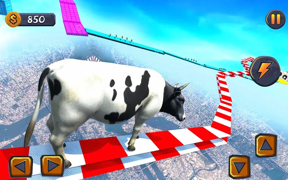 Epic Cow Ramp Rush Run Game  [МОД Много монет] Screenshot 3