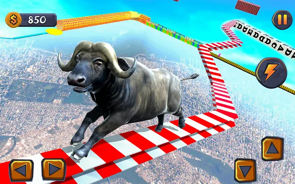 Epic Cow Ramp Rush Run Game  [МОД Много монет] Screenshot 4