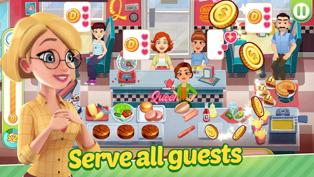 Delicious World - Cooking Game (Делишес Ворлд)  [МОД Бесконечные деньги] Screenshot 3