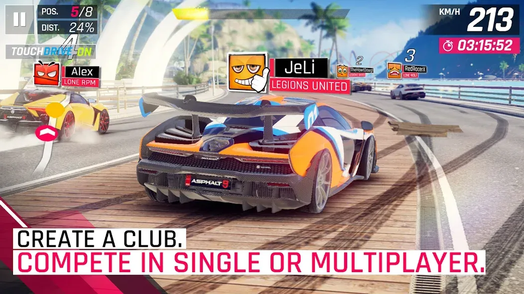 Asphalt 9: Legends (Асфальт 9)  [МОД Меню] Screenshot 4