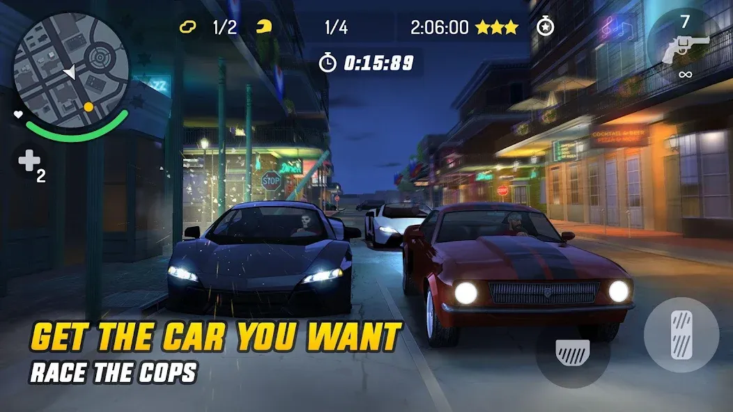 Gangstar New Orleans (Гангстар)  [МОД Бесконечные монеты] Screenshot 3