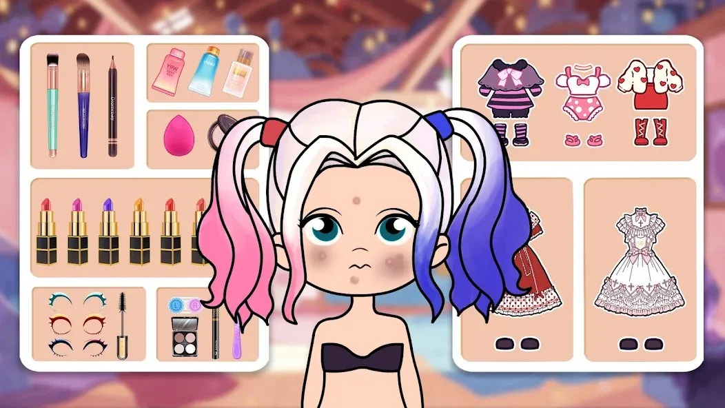 Doll Dress Up - Makeup Games  [МОД Menu] Screenshot 2